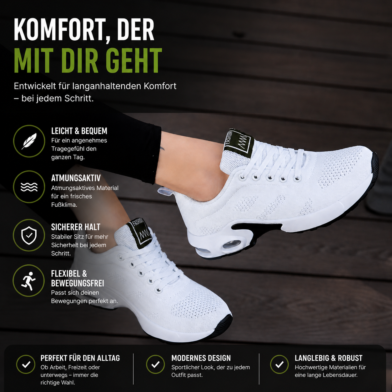 AeroStep Pro – Ergonomische Schmerzlinderungs-Schuhe
