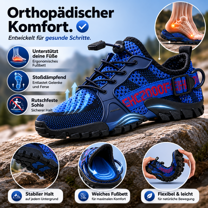TrailMotion Pro – ergonomischer, wasserdichter & schmerzlindernder Lauf- & Wanderschuh