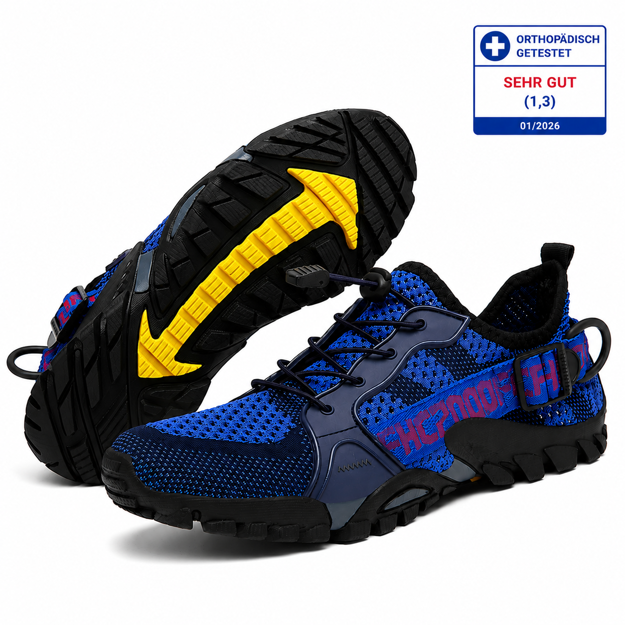 TrailMotion Pro – ergonomischer, wasserdichter & schmerzlindernder Lauf- & Wanderschuh