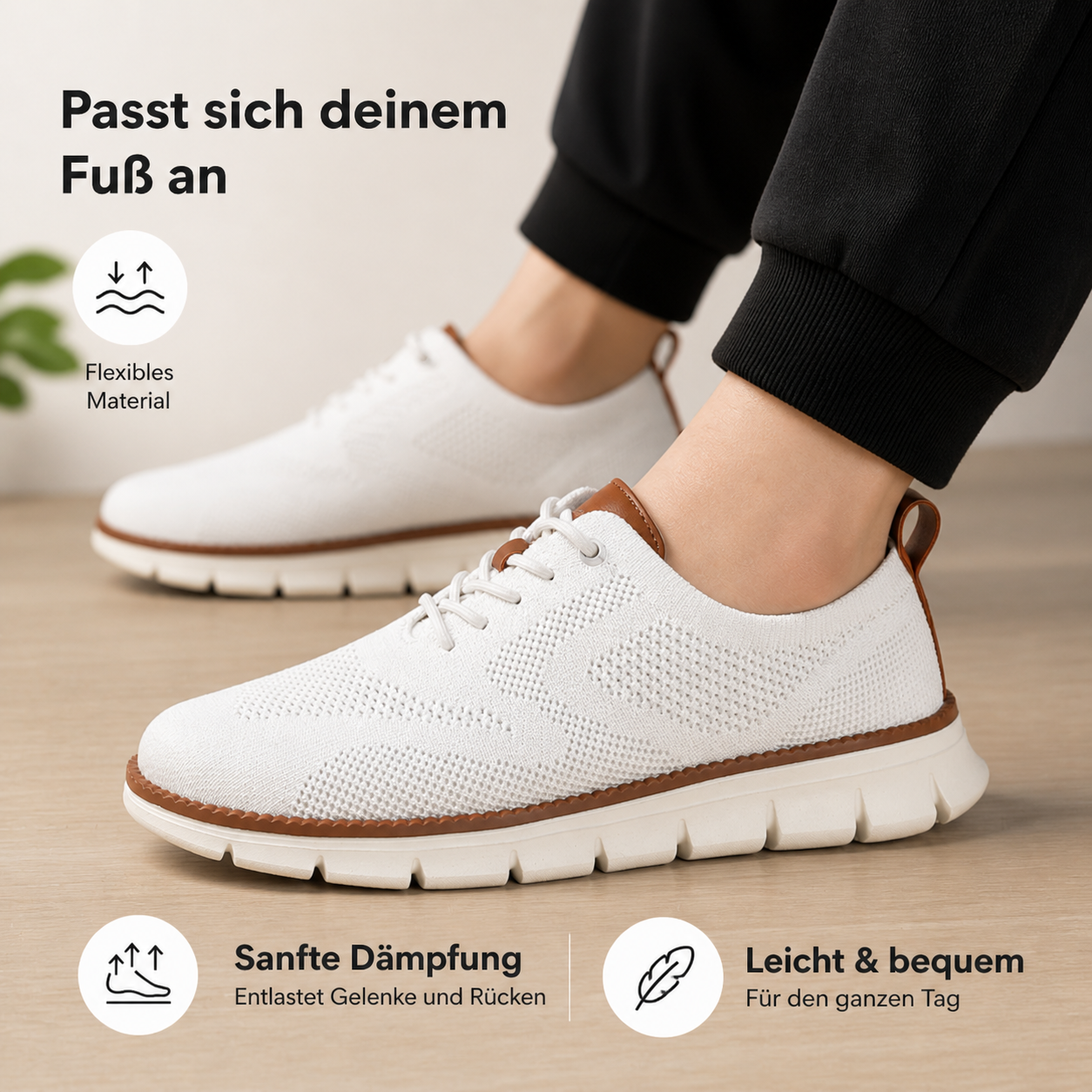 VitaWalk Pro – Orthopädischer Komfortschuh - Hellgrau