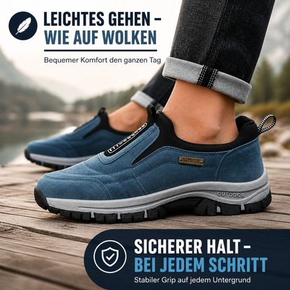 FlexMotion Pro – Orthopädischer, rutschfester & wasserdichter Schmerzlinderungs - Schuh Unisex Blau
