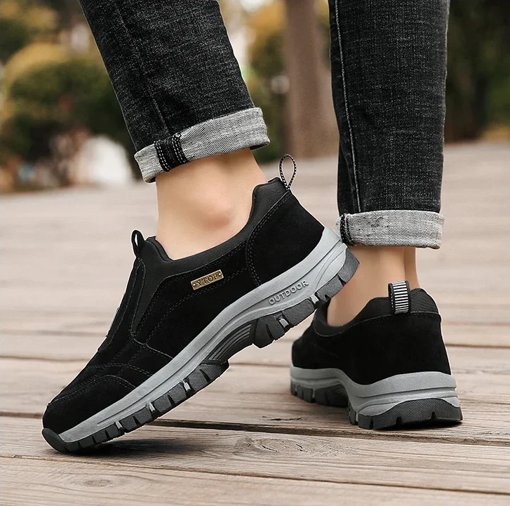 FlexMotion Pro – Orthopädischer, rutschfester & wasserdichter Schmerzlinderungs - Schuh Unisex Blau