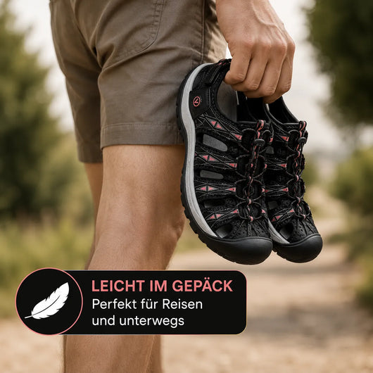 AeroTrail Pro – Schmerzlindernde Komfort-Sandalen zum Gehen & Wandern | Rutschfest & Federleicht
