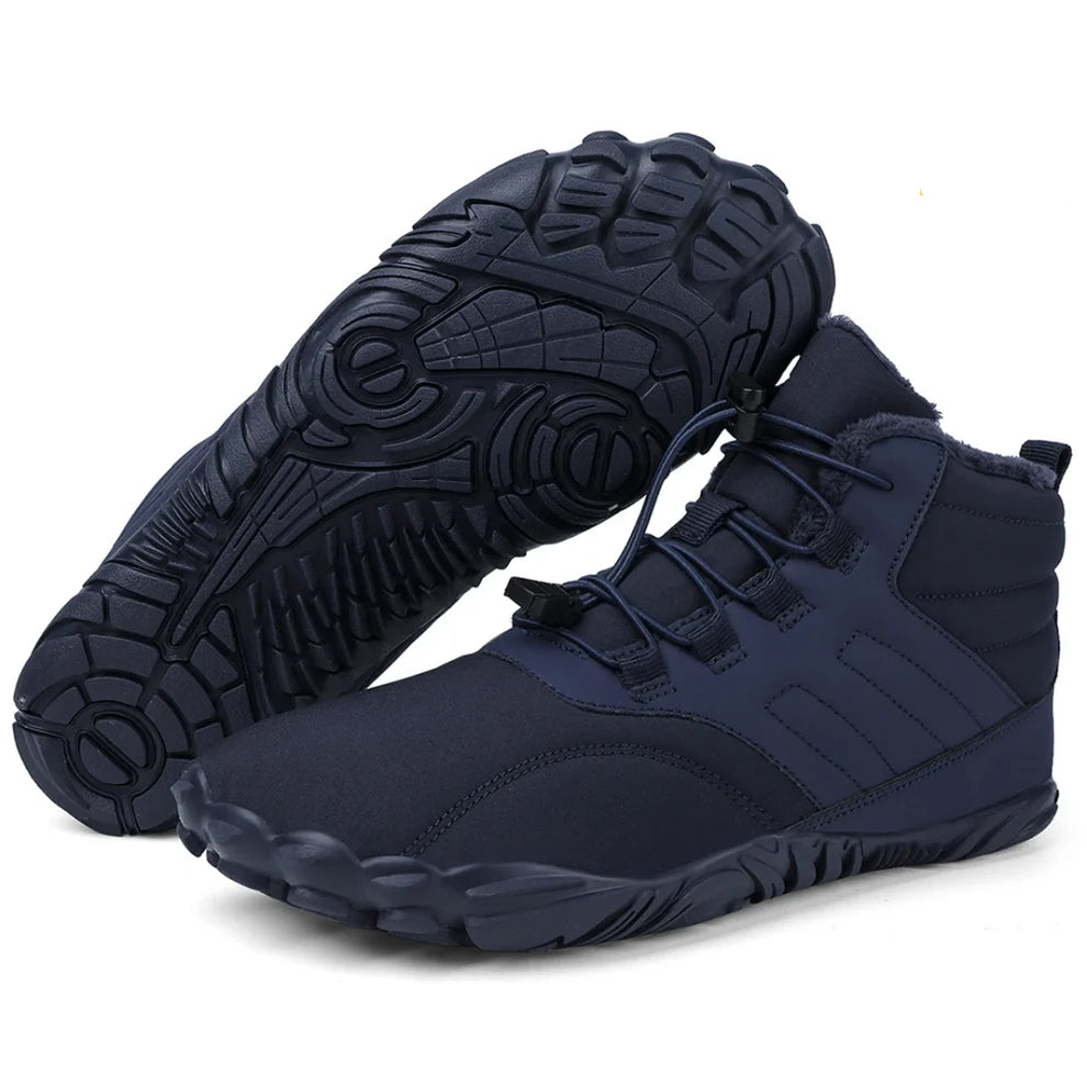 FrostBare – Wärmender Winter-Barfußstiefel mit rutschfester Sohle (Unisex)