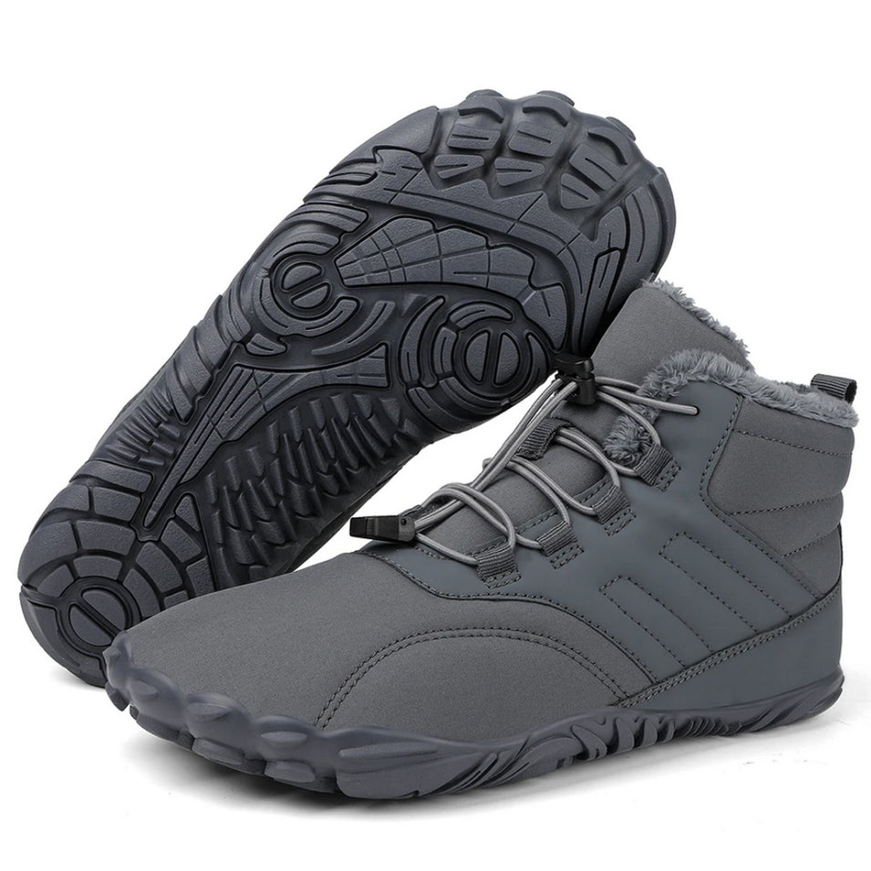 FrostBare – Wärmender Winter-Barfußstiefel mit rutschfester Sohle (Unisex)